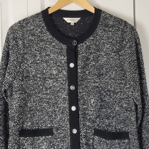 NORTHERN Reflections Wool Blend Button Down Cardigan - Picture 6 of 7